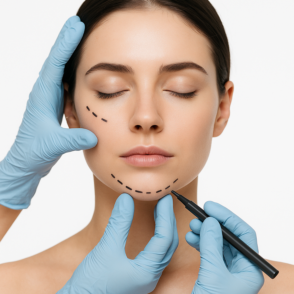 Resultados antes y después de cirugía Bichectomía + Lipo papada