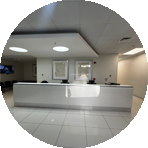 Recepción de Clínica Alonso de Córdoba.